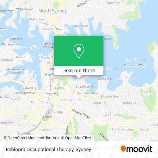 Mapa Rebloom Occupational Therapy