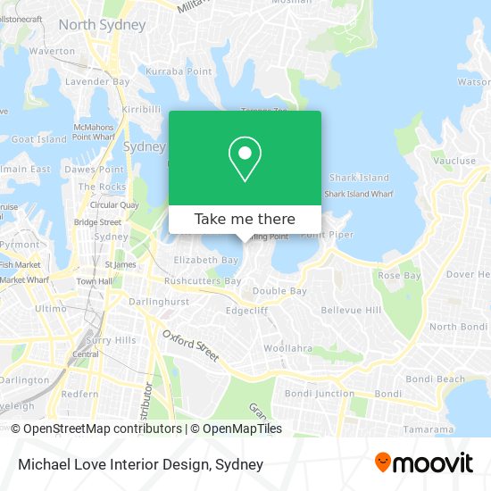 Michael Love Interior Design map