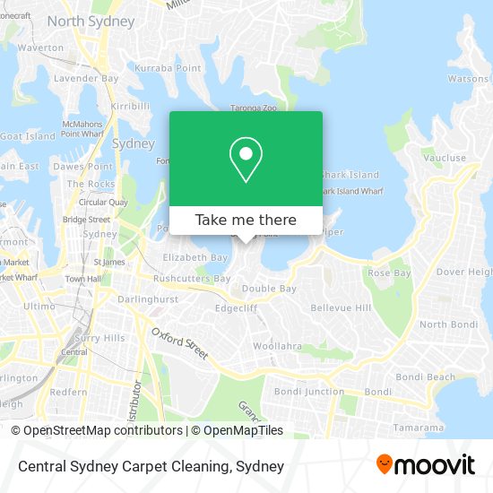 Central Sydney Carpet Cleaning map