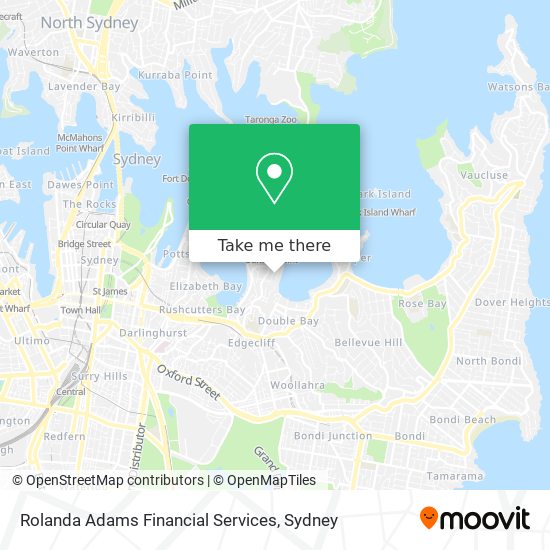 Rolanda Adams Financial Services map