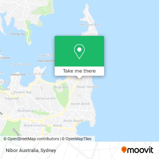 Nibor Australia map