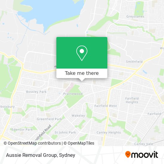 Aussie Removal Group map