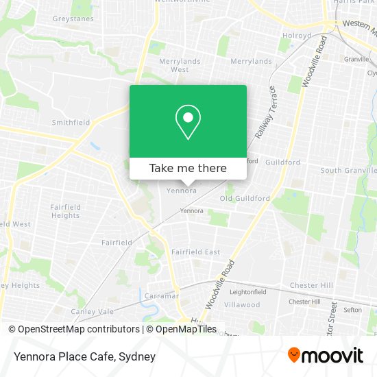 Yennora Place Cafe map