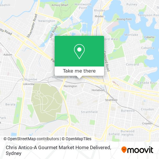 Mapa Chris Antico-A Gourmet Market Home Delivered