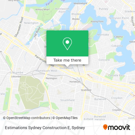 Mapa Estimations Sydney Construction E