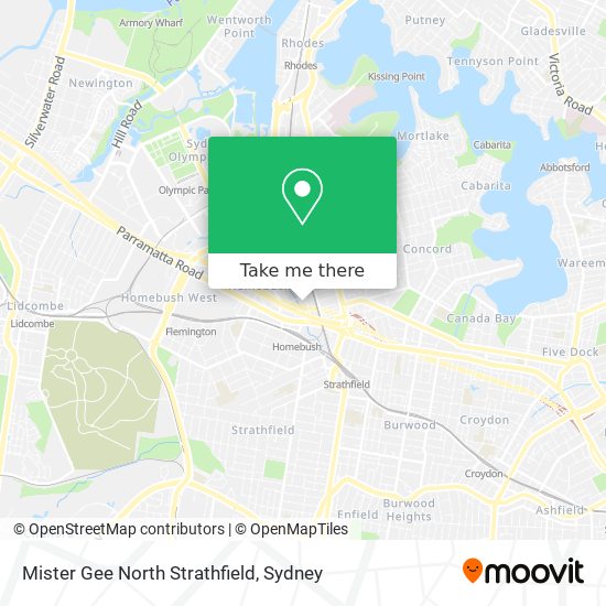 Mister Gee North Strathfield map