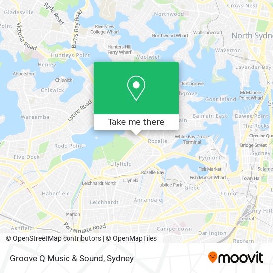 Groove Q Music & Sound map