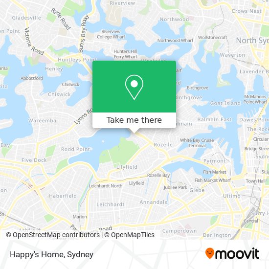 Happy's Home map