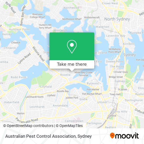 Mapa Australian Pest Control Association