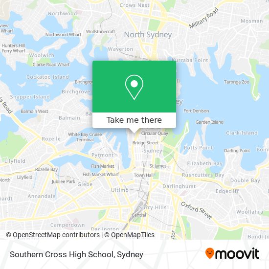 Southern Cross High School map