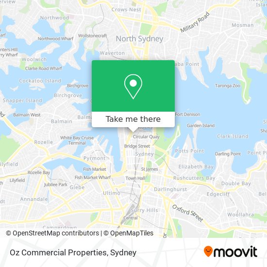 Oz Commercial Properties map