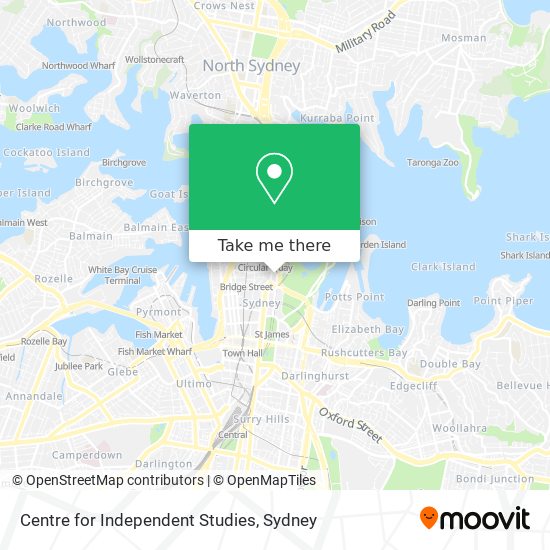 Centre for Independent Studies map