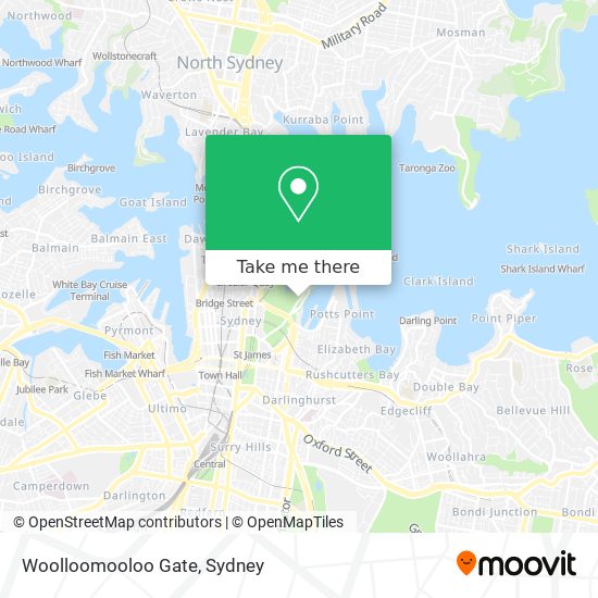 Woolloomooloo Gate map