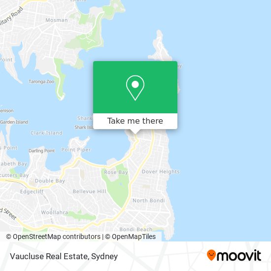 Vaucluse Real Estate map