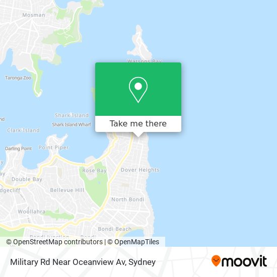 Mapa Military Rd Near Oceanview Av