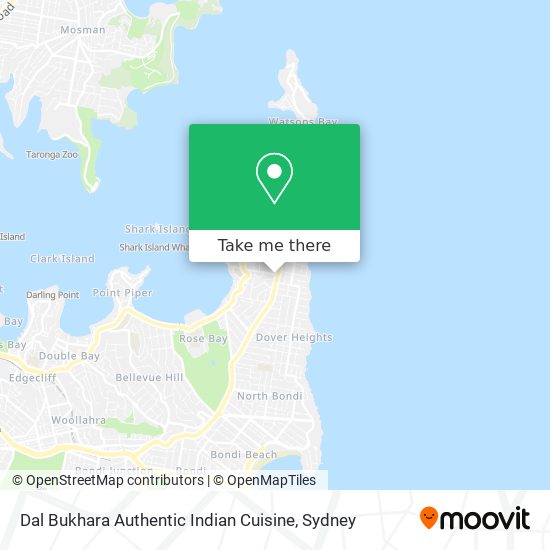 Dal Bukhara Authentic Indian Cuisine map