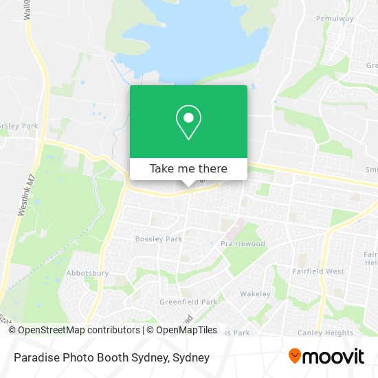 Paradise Photo Booth Sydney map