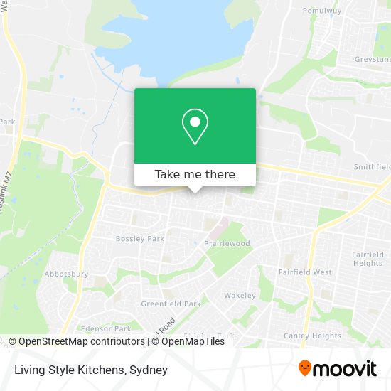 Living Style Kitchens map