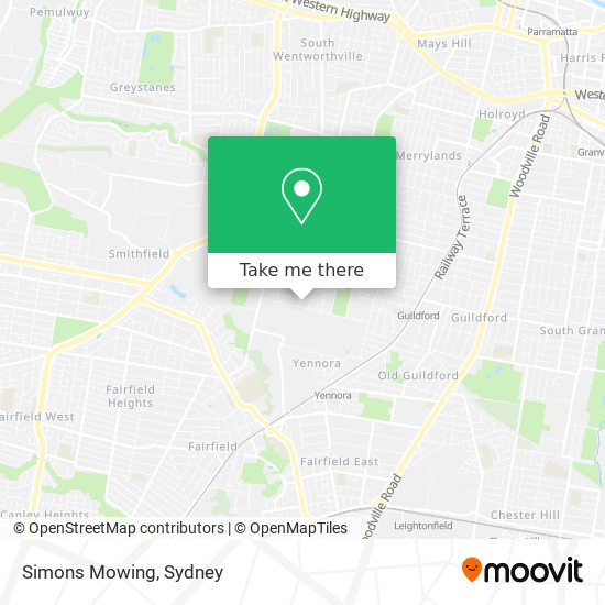 Simons Mowing map