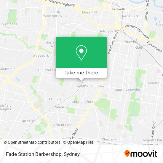 Fade Station Barbershop map