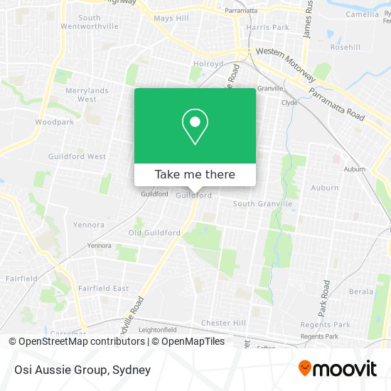 Mapa Osi Aussie Group