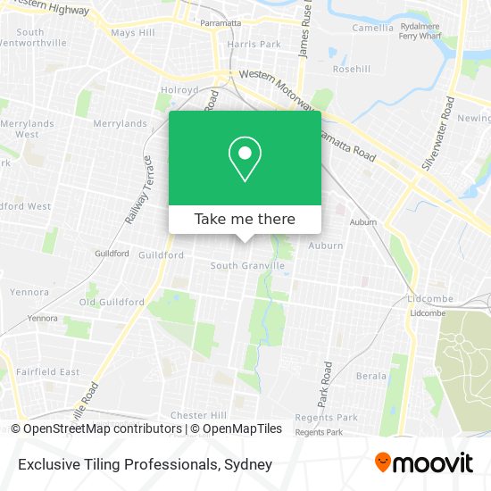 Mapa Exclusive Tiling Professionals