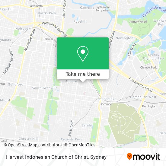 Harvest Indonesian Church of Christ map