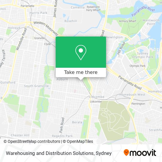 Warehousing and Distribution Solutions map