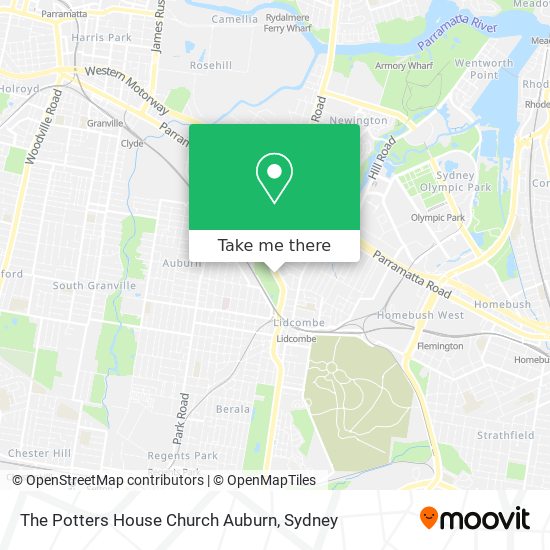 Mapa The Potters House Church Auburn