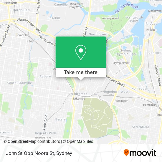 John St Opp Noora St map