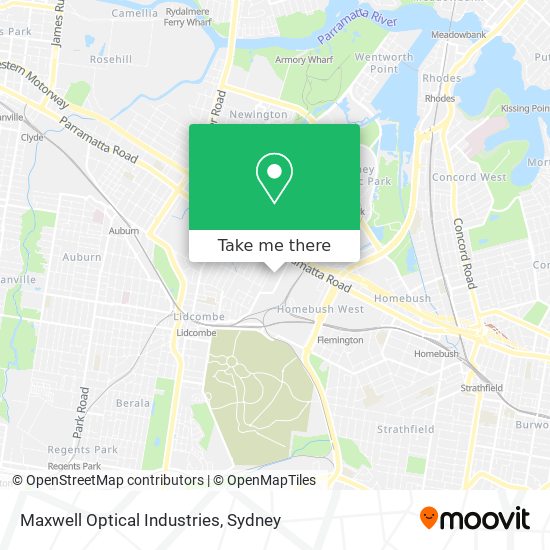 Maxwell Optical Industries map