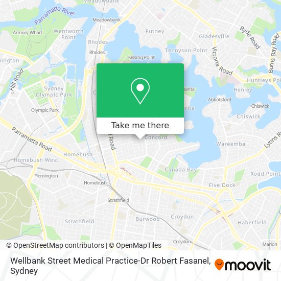 Wellbank Street Medical Practice-Dr Robert Fasanel map