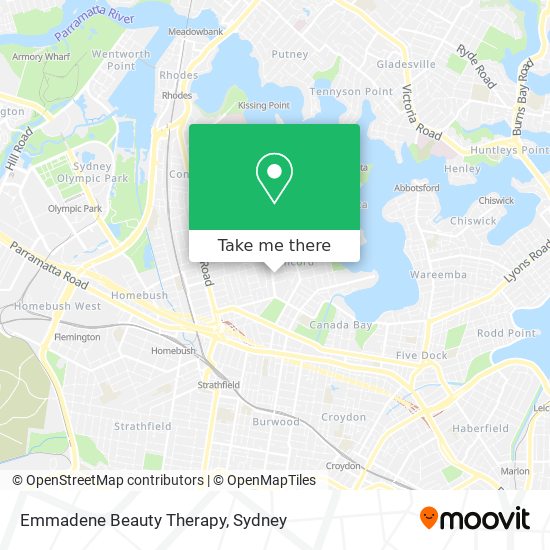 Emmadene Beauty Therapy map