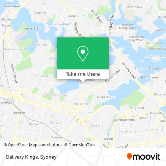 Delivery Kings map