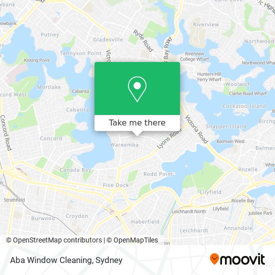 Mapa Aba Window Cleaning