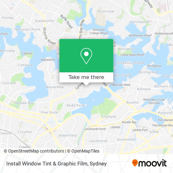 Install Window Tint & Graphic Film map