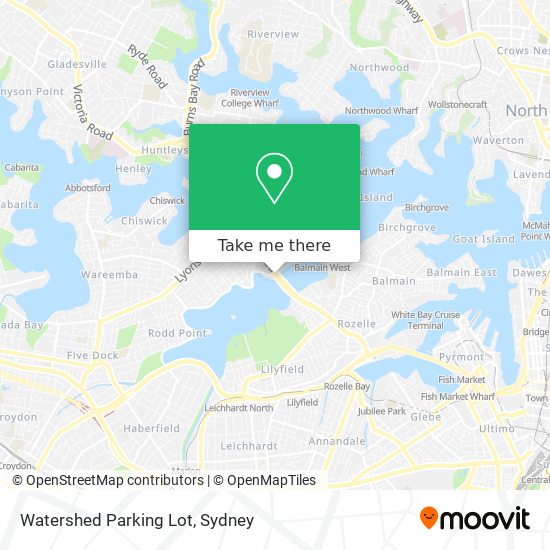 Mapa Watershed Parking Lot