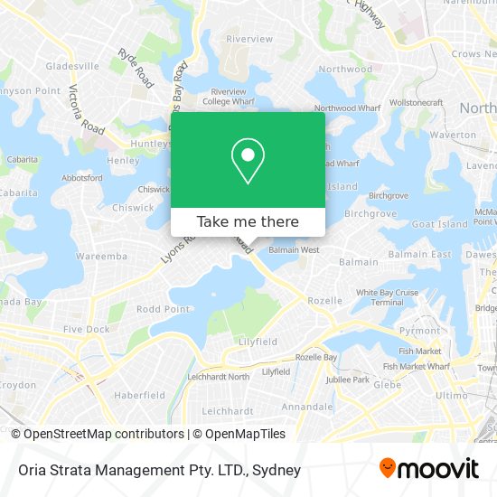 Oria Strata Management Pty. LTD. map
