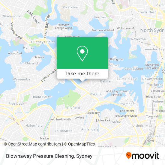 Mapa Blownaway Pressure Cleaning