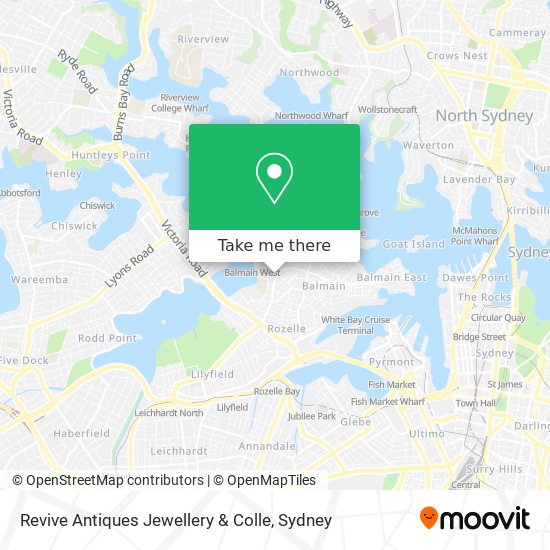 Revive Antiques Jewellery & Colle map