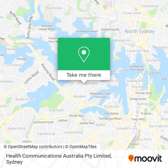 Health Communications Australia Pty Limited map