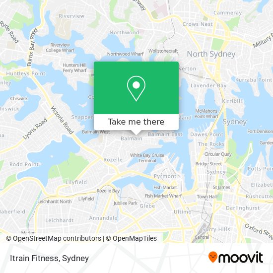 Itrain Fitness map