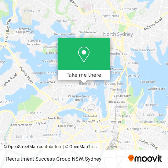Recruitment Success Group NSW map