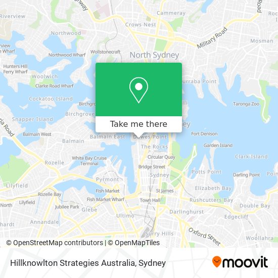 Hillknowlton Strategies Australia map