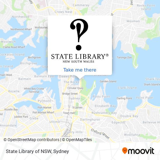 State Library of NSW map