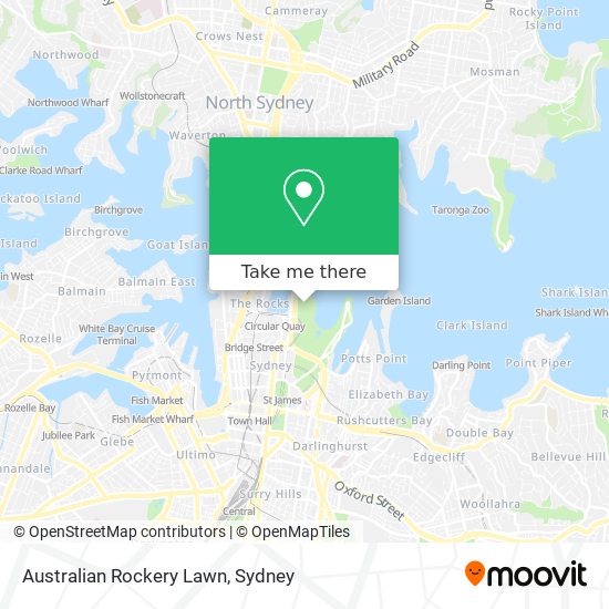 Australian Rockery Lawn map