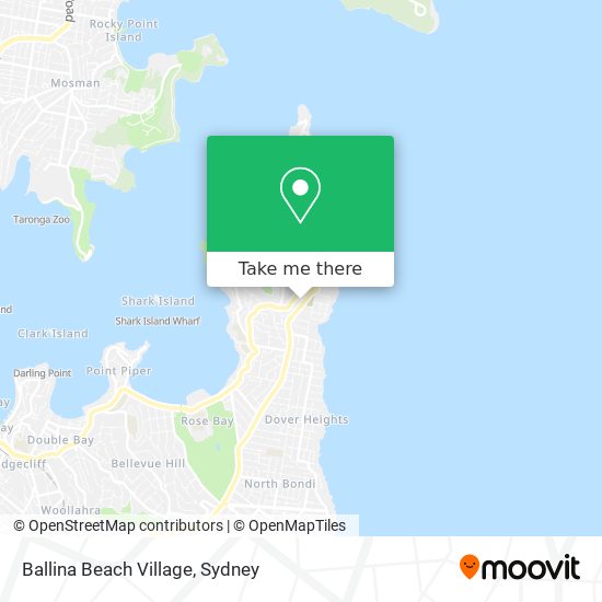 Mapa Ballina Beach Village