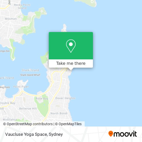 Vaucluse Yoga Space map