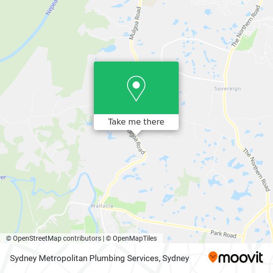Sydney Metropolitan Plumbing Services map