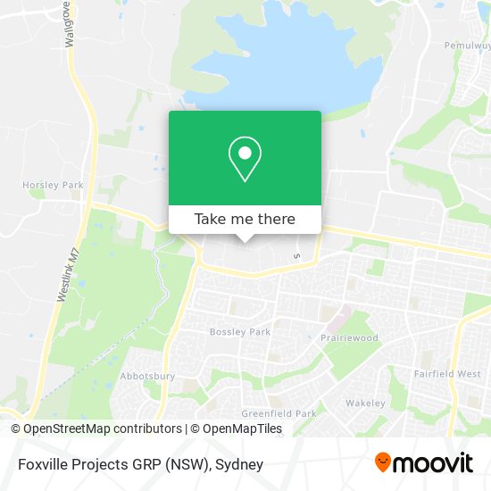 Foxville Projects GRP (NSW) map